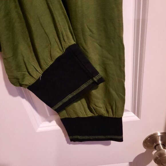 Yogamasti Harem Baggy Yoga Pants Size 8-10 US Green Black Vinayasa Practice - Picture 5 of 11